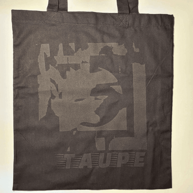 &#039;Not Blue Light&#039; tote - black on black